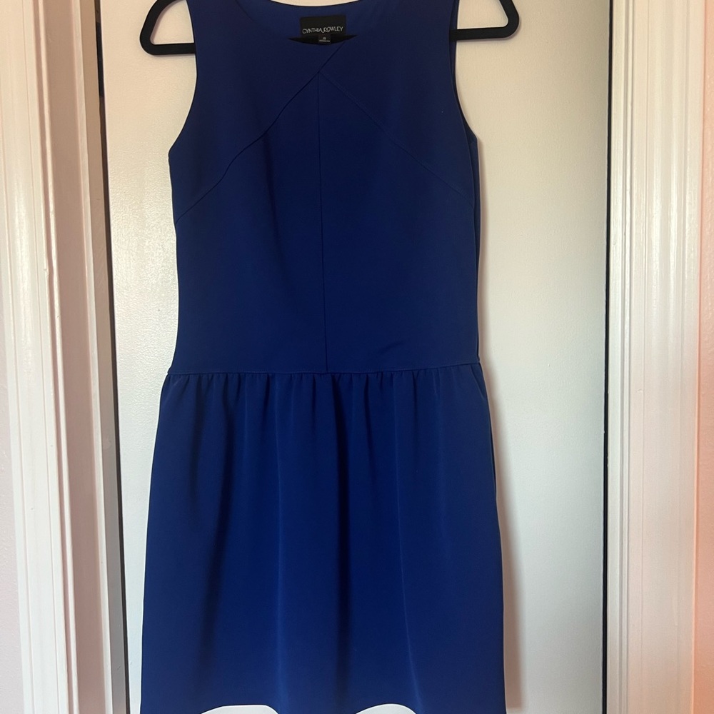 Cynthia Rowley Royal Blue Mini Dress